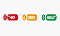 Think. Check. Submit